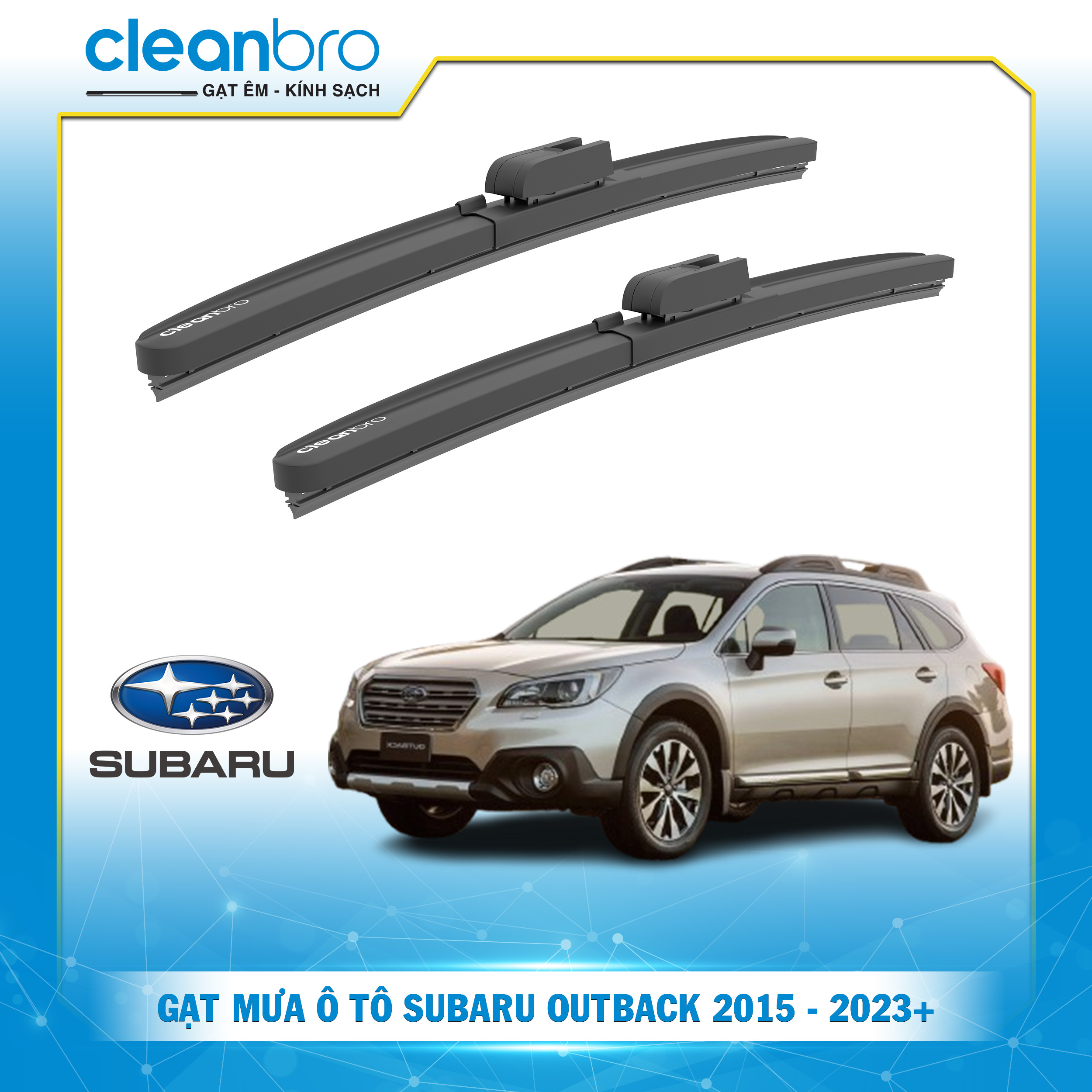 Gạt mưa ô tô hiệu ứng lá sen  Subaru Outback [2015-2023+]